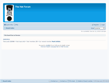 Tablet Screenshot of forum.thehighhat.com